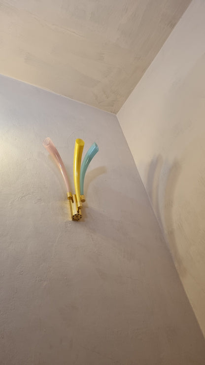 Fuochi Artificiali Wall Sconces Designed by Angelo Barovier for Barovier & Toso, Italy 1986 Sconces