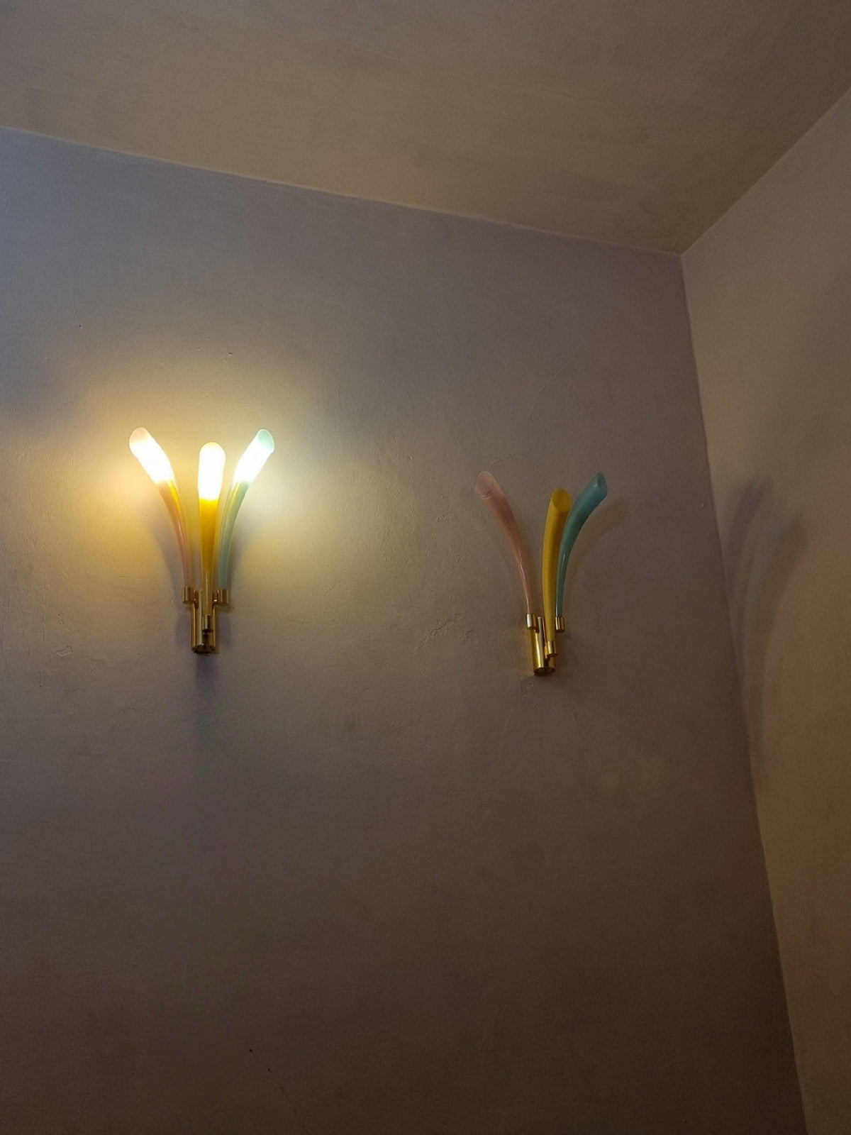 Fuochi Artificiali Wall Sconces Designed by Angelo Barovier for Barovier & Toso, Italy 1986 Sconces