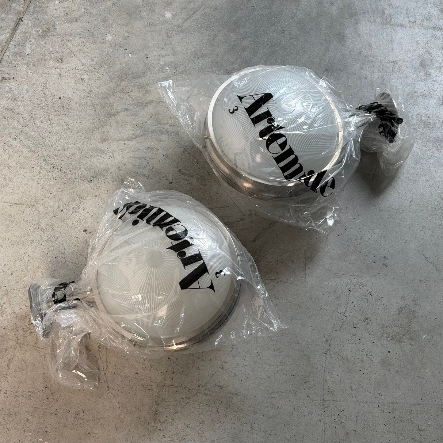 Pair of Large "Gamma" Wall Sconces by Sergio Mazza for Artemide, 1960s Sconces