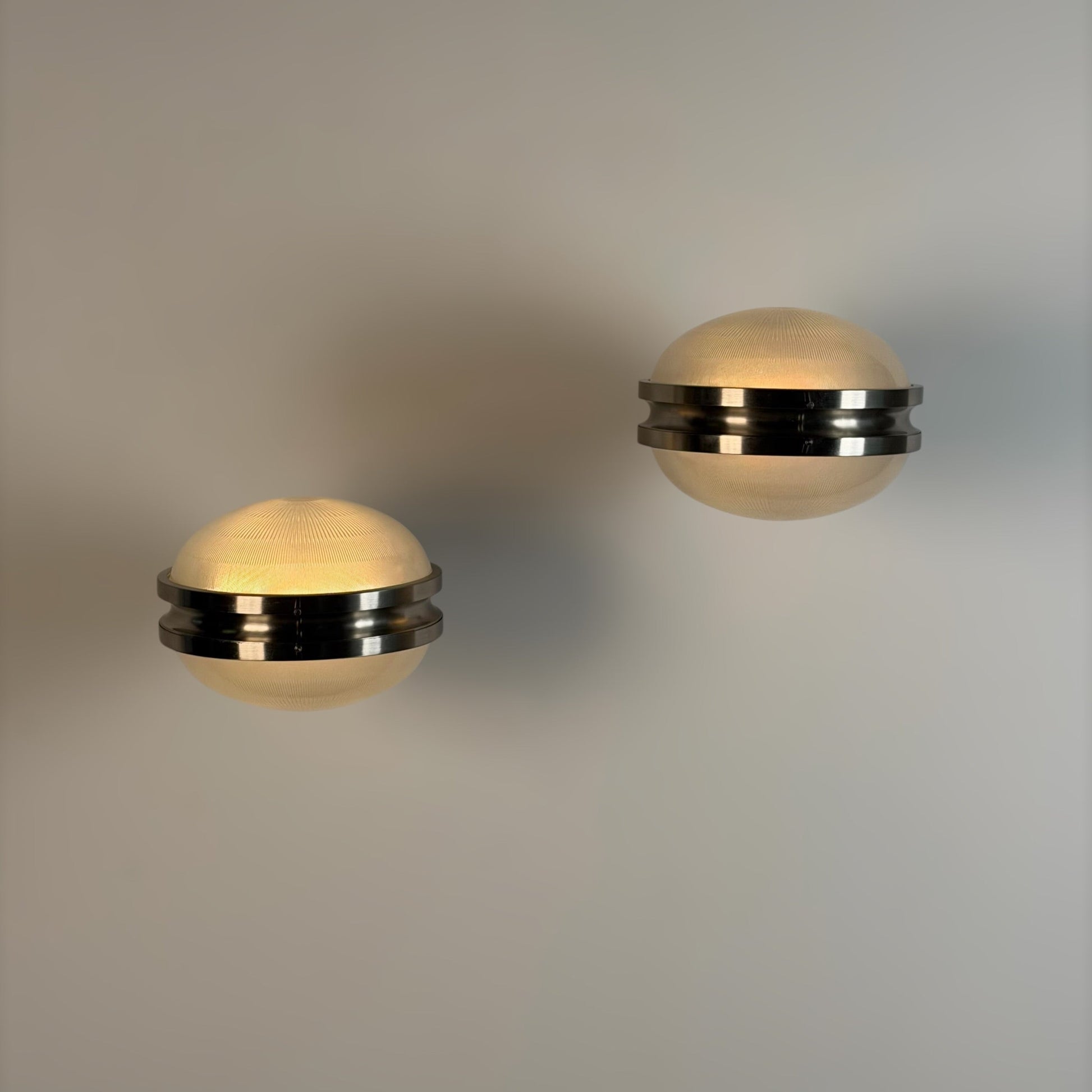 Pair of Large "Gamma" Wall Sconces by Sergio Mazza for Artemide, 1960s Sconces