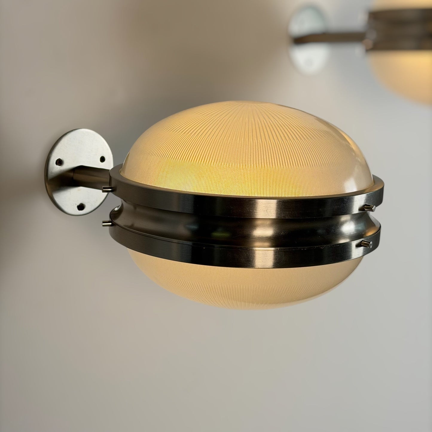 Pair of Large "Gamma" Wall Sconces by Sergio Mazza for Artemide, 1960s Sconces