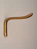 Gavi Hook - Amber Brass Hardware