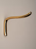 Gavi Hook - Polished Brass Hardware