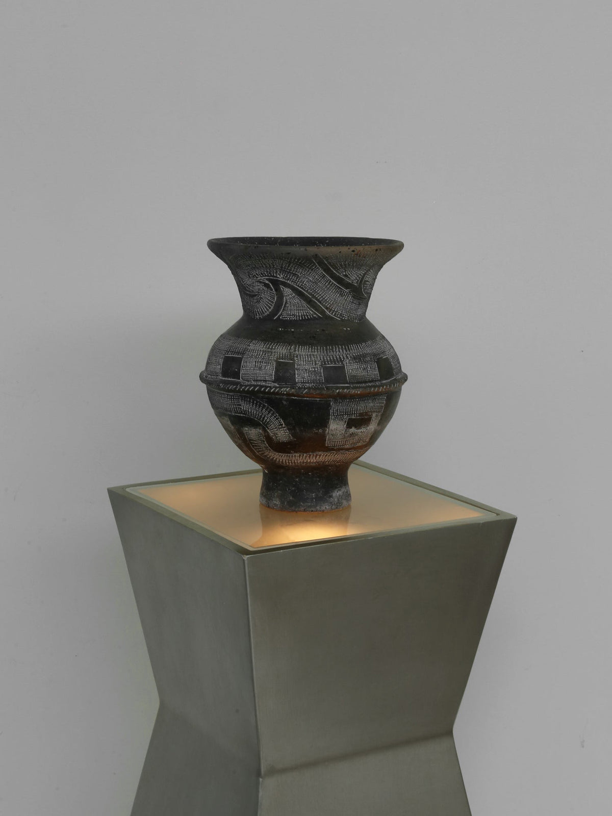Geometric Pedestal Floor Lamp Floor Lamps