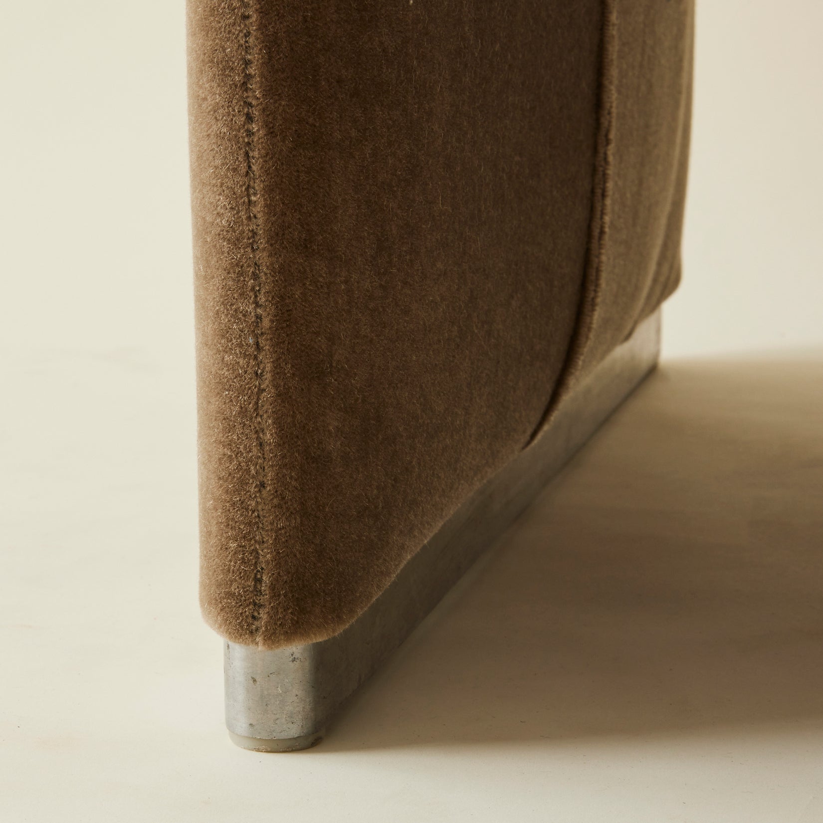 Giancarlo Piretti for Castelli "Alky" Mohair Lounge Chair, 1960s Chairs