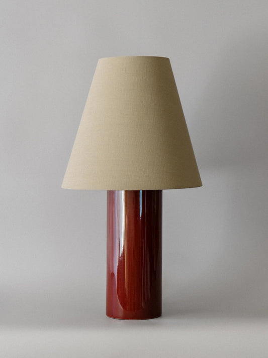 Giro Lamp in Oxblood Table Lamps
