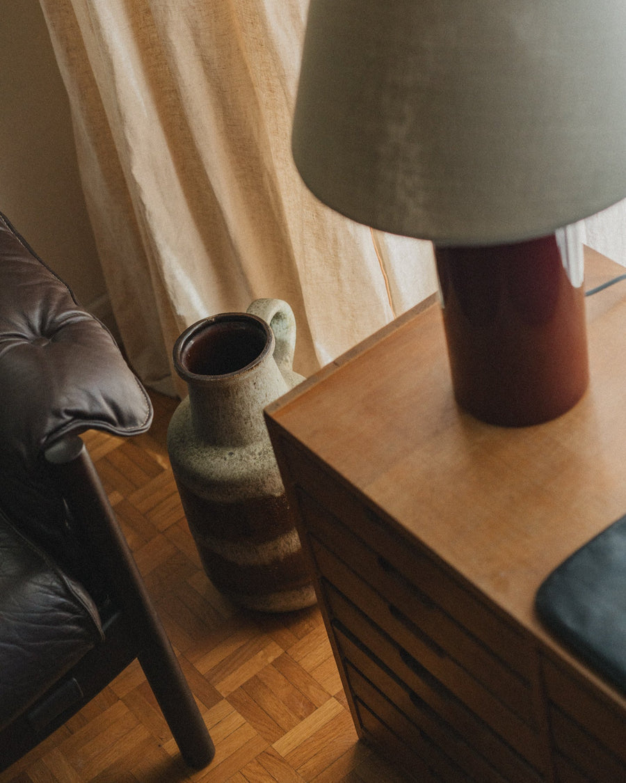 Giro Lamp in Oxblood Table Lamps