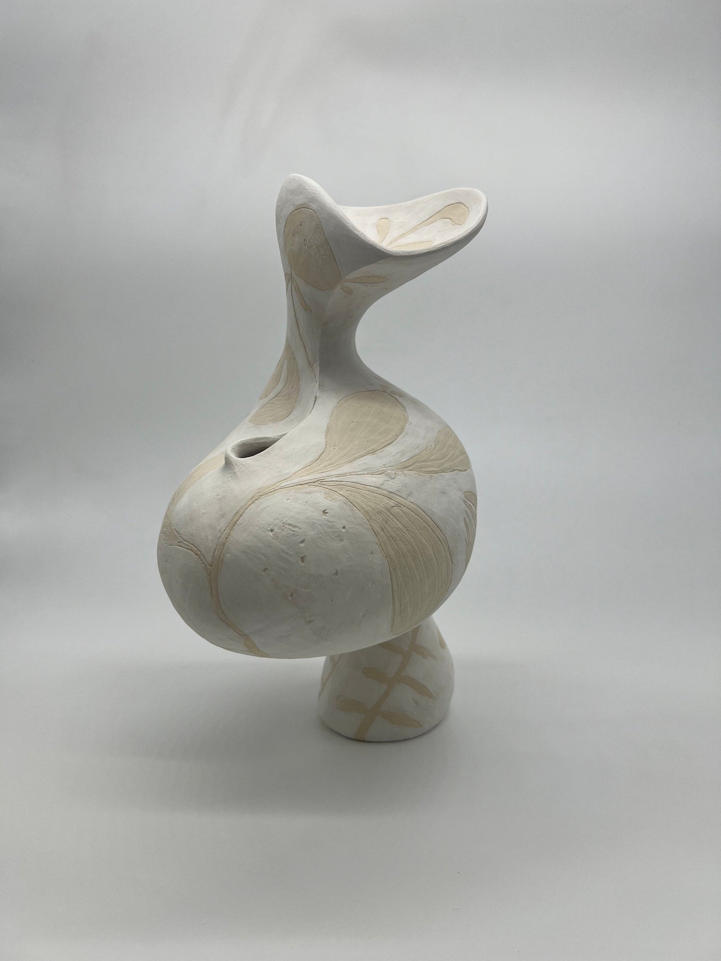 Glazed Stoneware Sculpture No. 1 by Evamarie Pappas-Oglander Sculptures