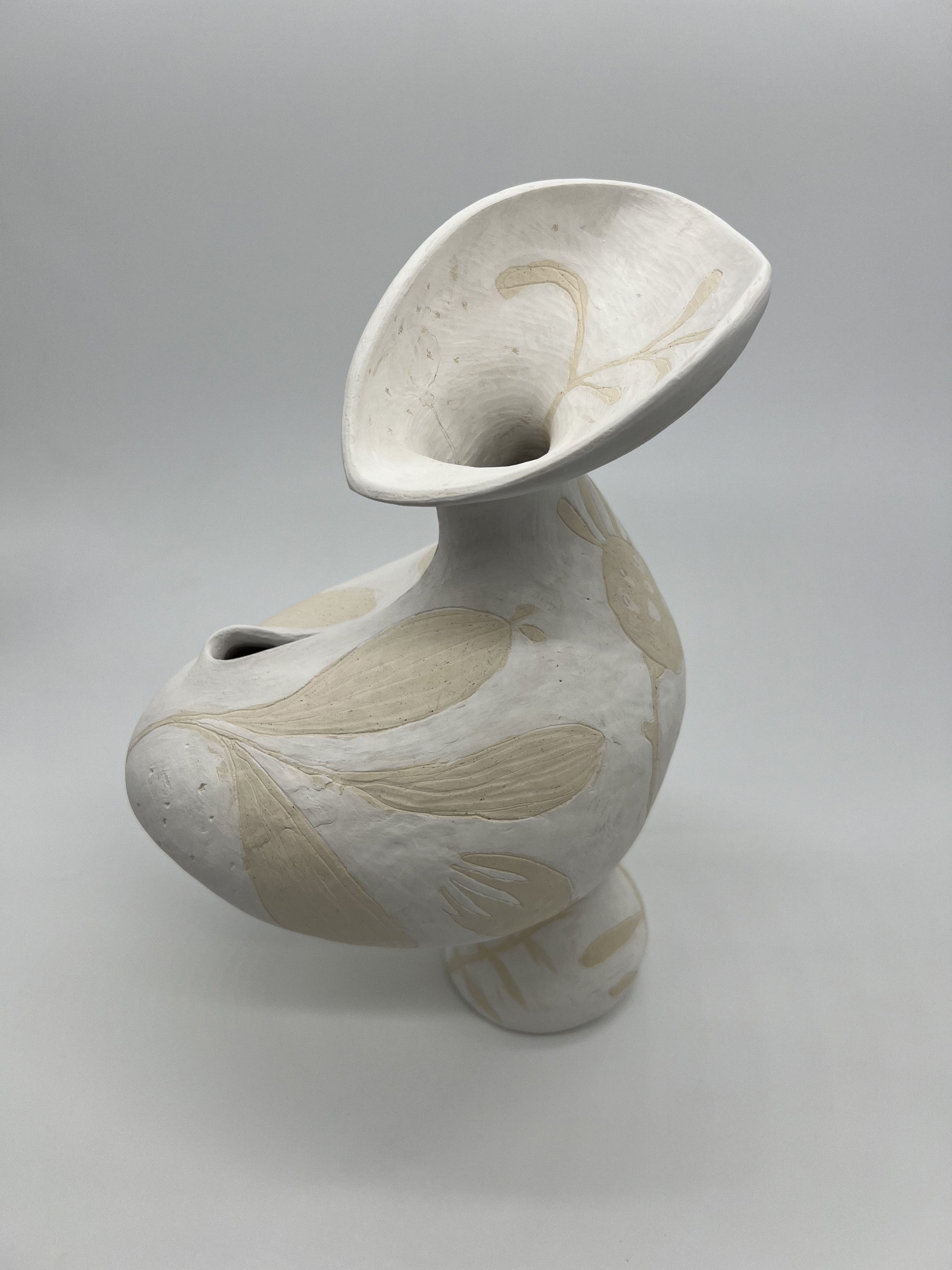 Glazed Stoneware Sculpture No. 1 by Evamarie Pappas-Oglander Sculptures