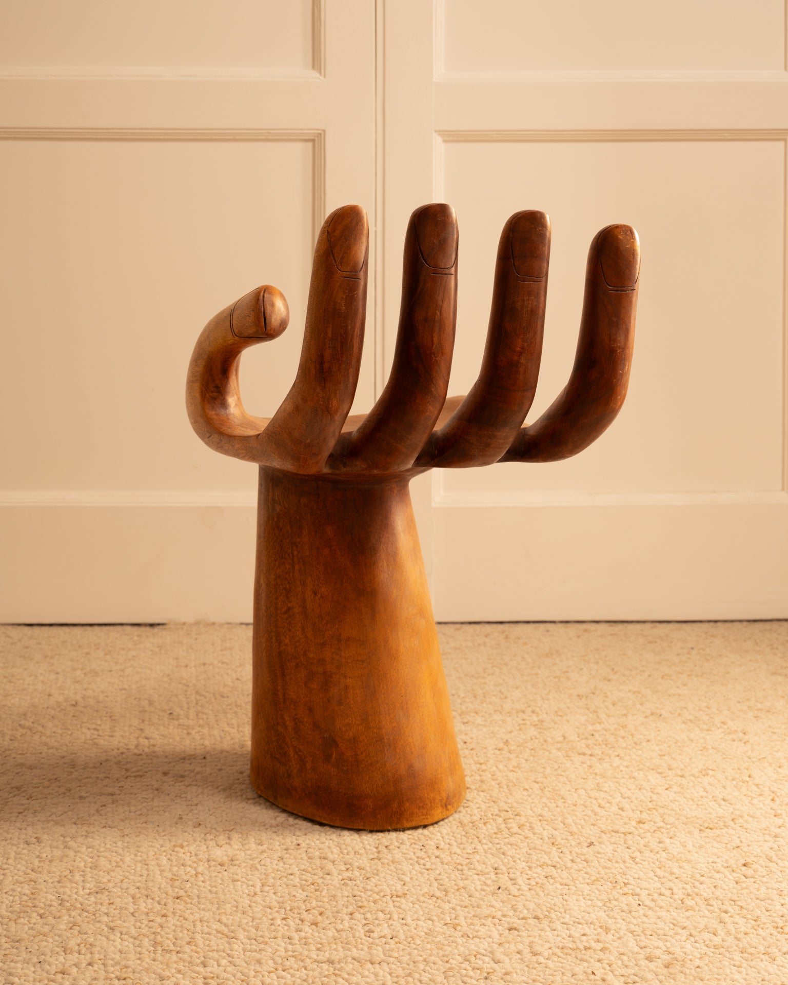 Wood Hand Chair, 1970s Chairs