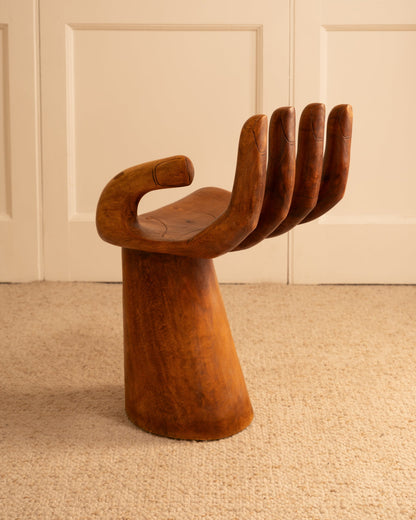Wood Hand Chair, 1970s Chairs