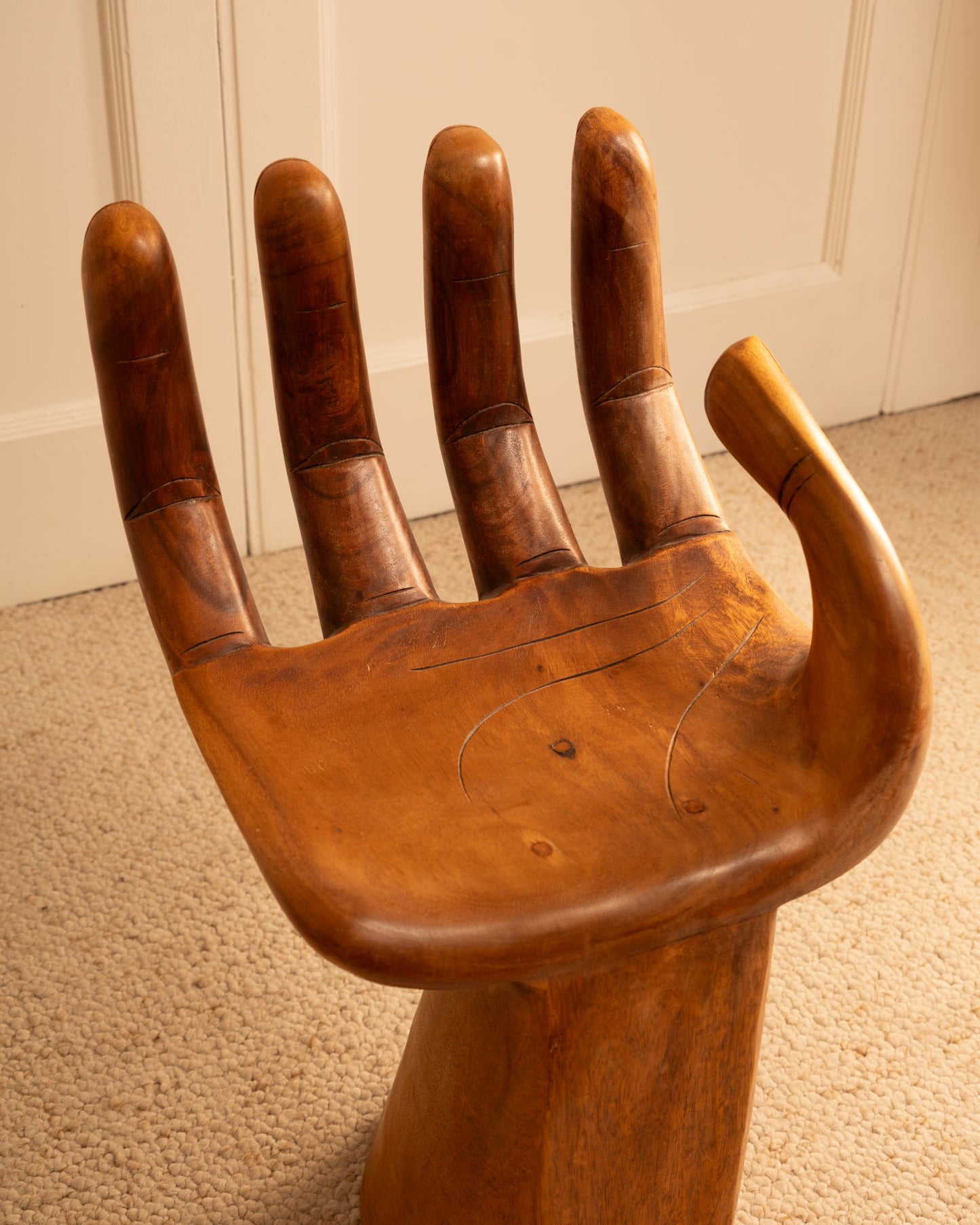 Wood Hand Chair, 1970s Chairs
