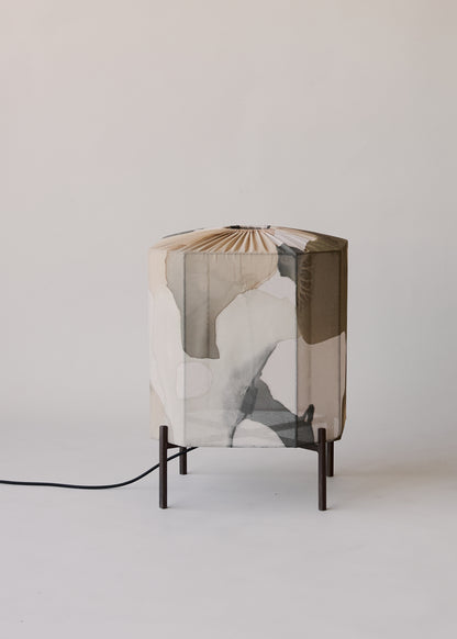 Hand Painted Silk Table Lamp by Copeland Studio Table Lamps