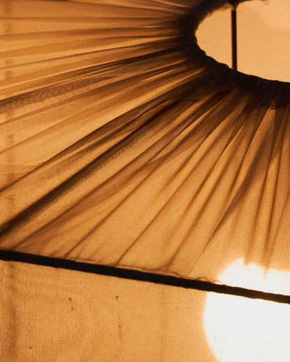Hand Painted Silk Table Lamp by Copeland Studio Table Lamps