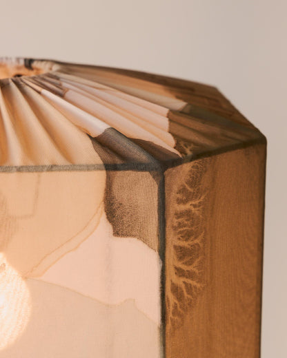 Hand Painted Silk Table Lamp by Copeland Studio Table Lamps