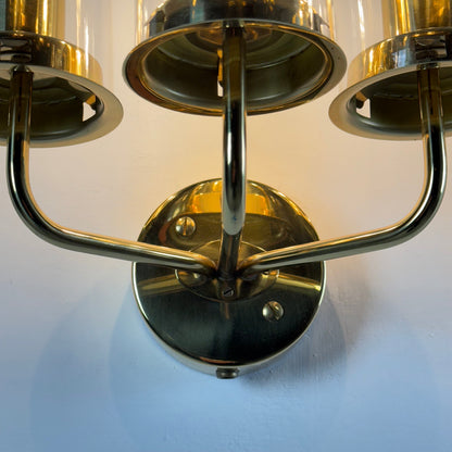 Hans-Agne Jakobsson Wall Lamps Sonata, Model V 169/3 Markaryd, Sweden, 1960s Sconces