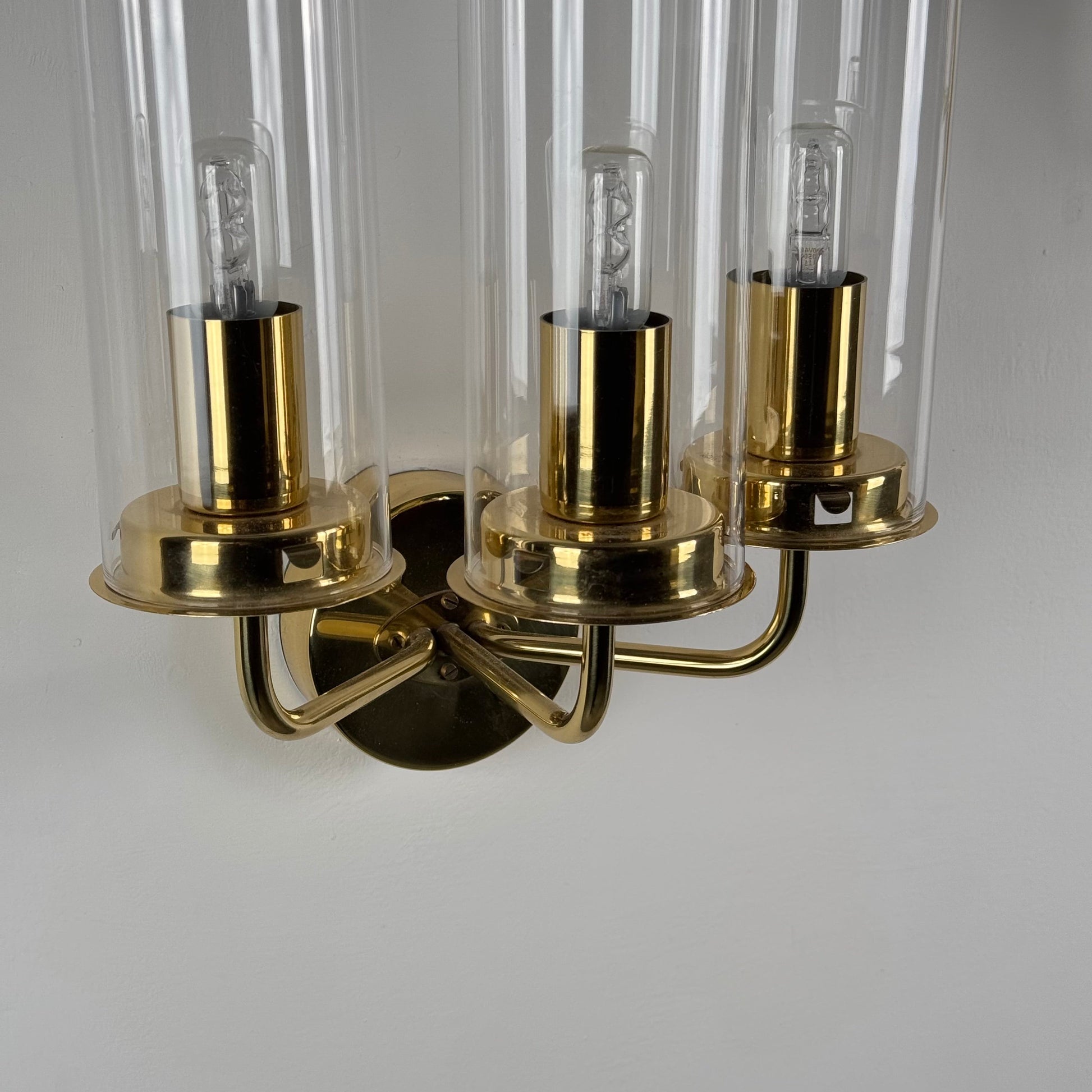 Hans-Agne Jakobsson Wall Lamps Sonata, Model V 169/3 Markaryd, Sweden, 1960s Sconces