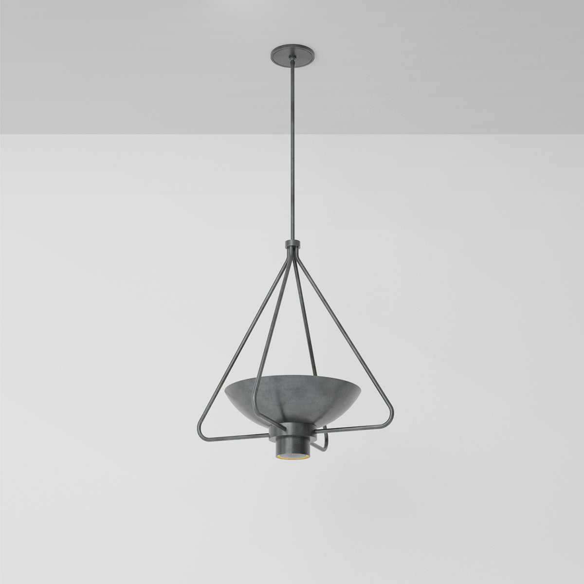 Haze Pendant Light in Aged Pewter Pendant Lights