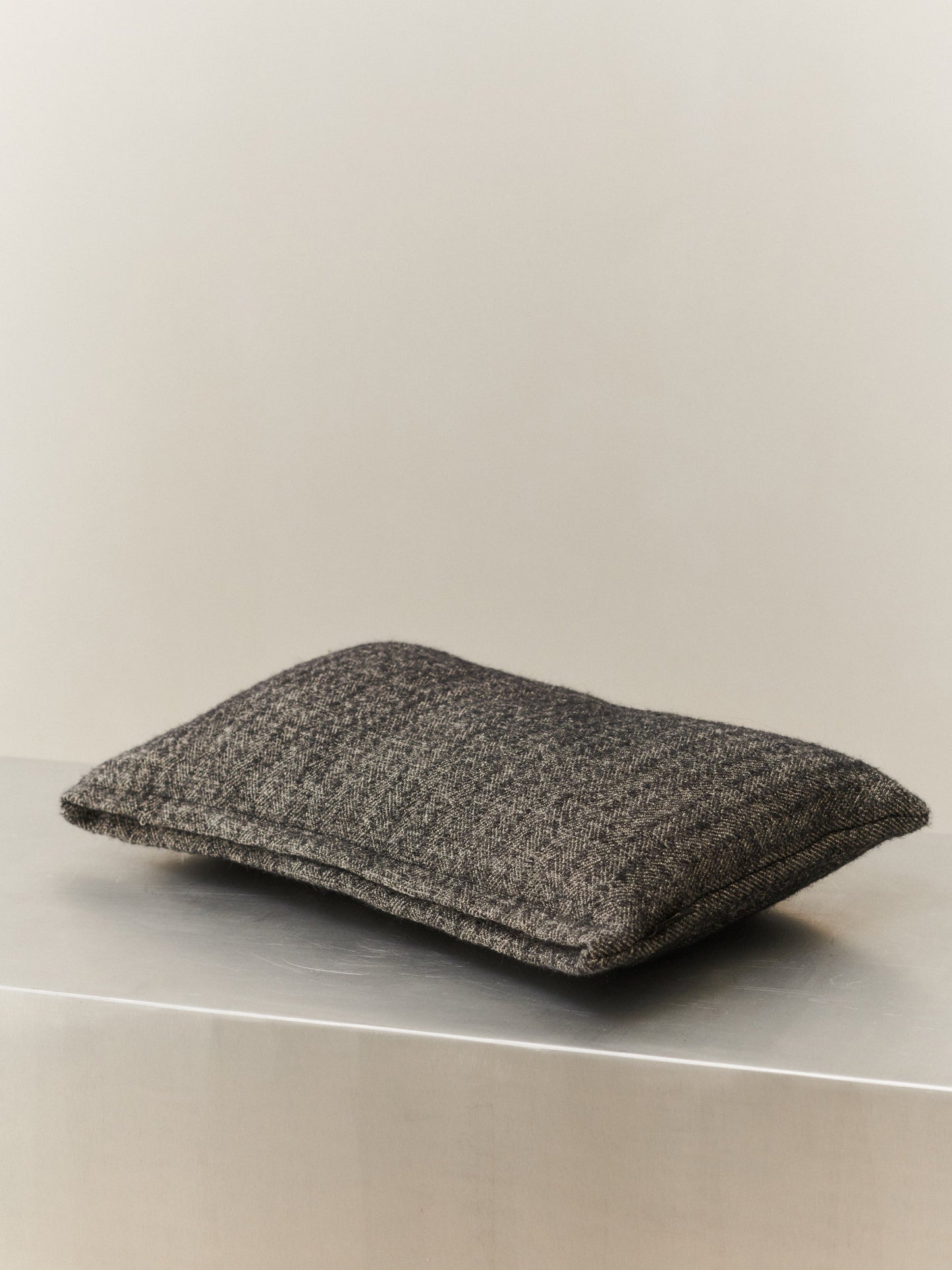 Heavy Lumbar Pillow - Tweed Black Pillows