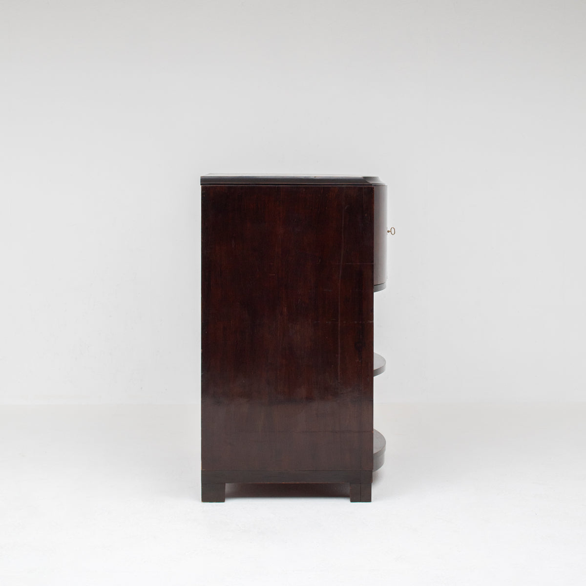 Set of Art Deco Cabinets in Dark Wood