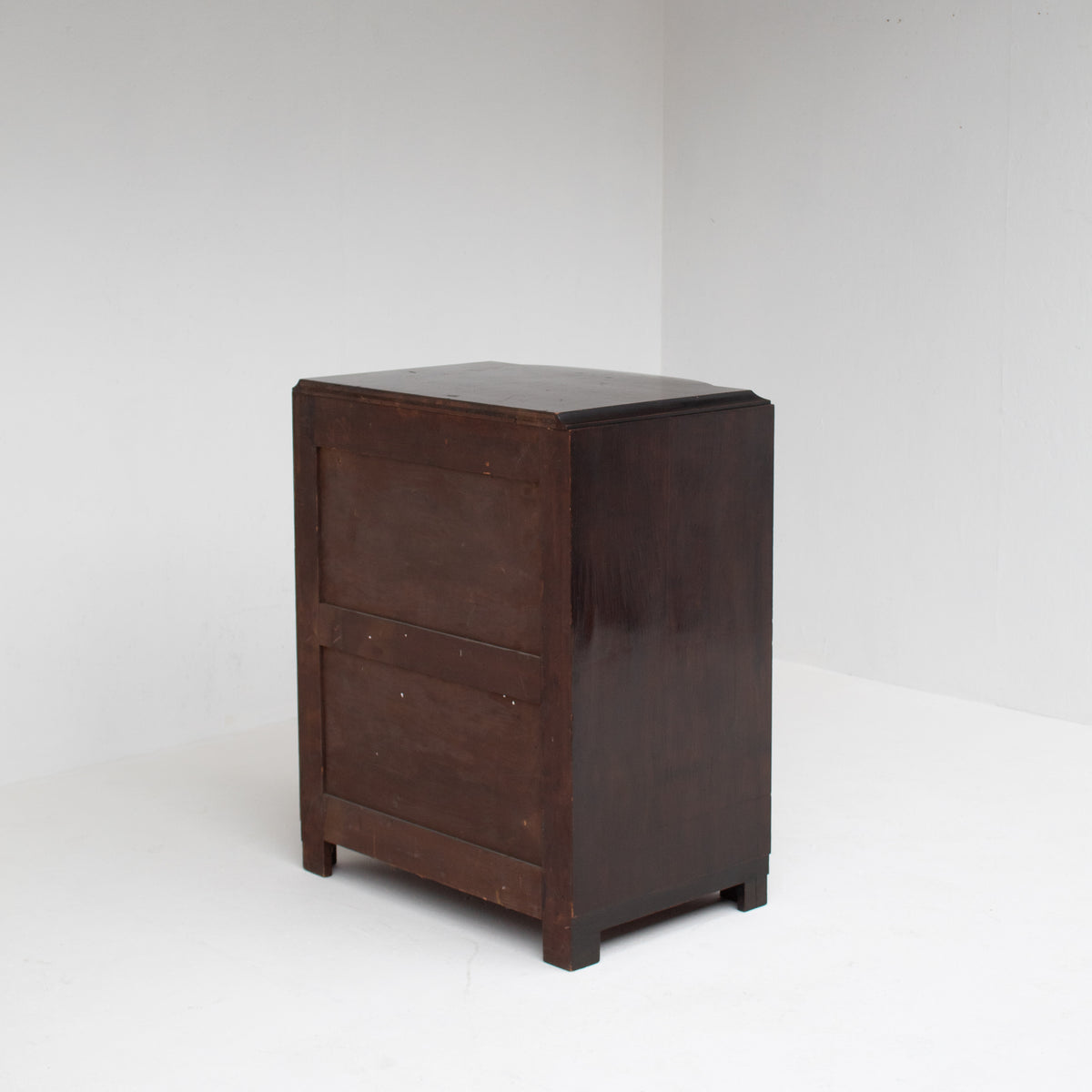 Set of Art Deco Cabinets in Dark Wood