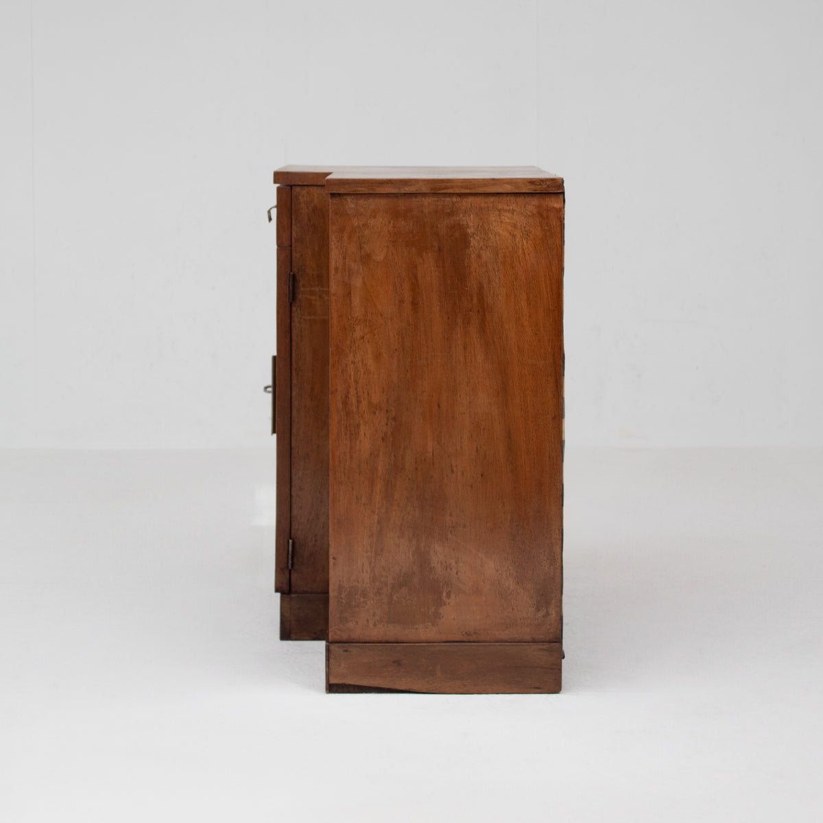 Art Deco Nightstand with Chrome Hardware