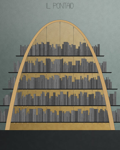 Il Pontaio Bookshelf by Sabi Space Bookcases