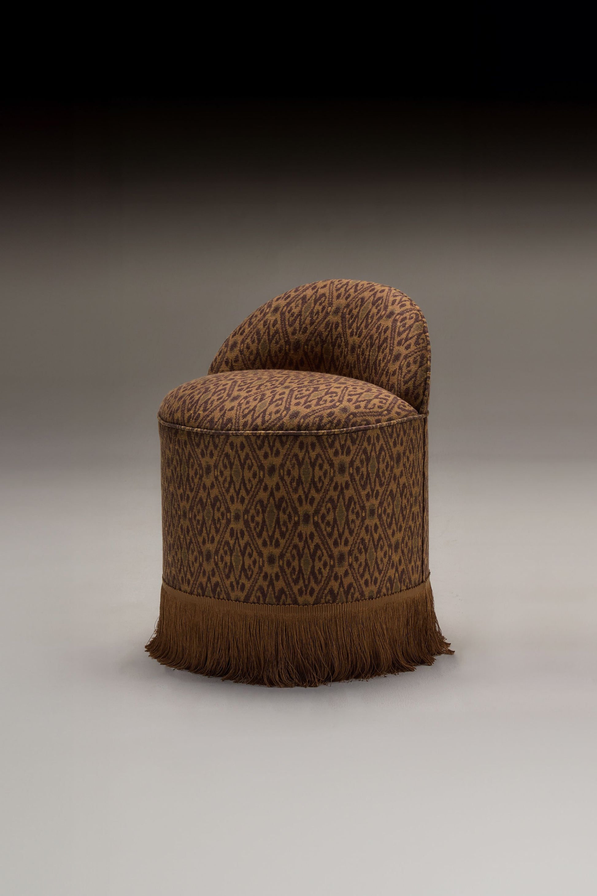 Inferi Stool in Woven Ikat Stools