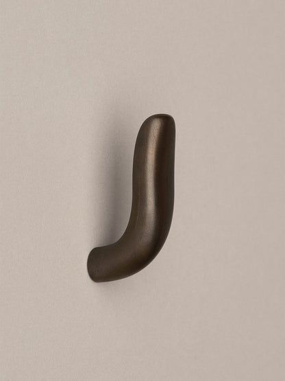 Iris Hook - Dark Brass Hardware