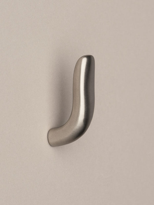 Iris Hook - Satin Nickel Hardware