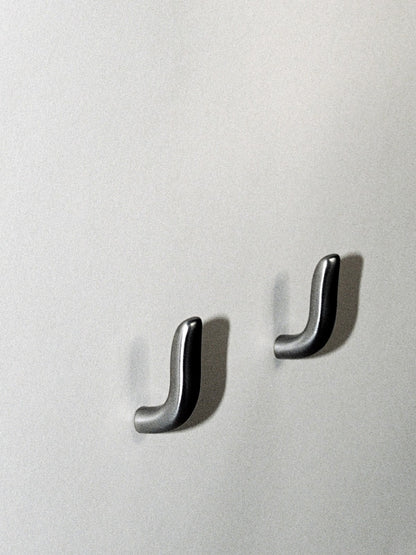 Iris Hook - Satin Nickel Hardware