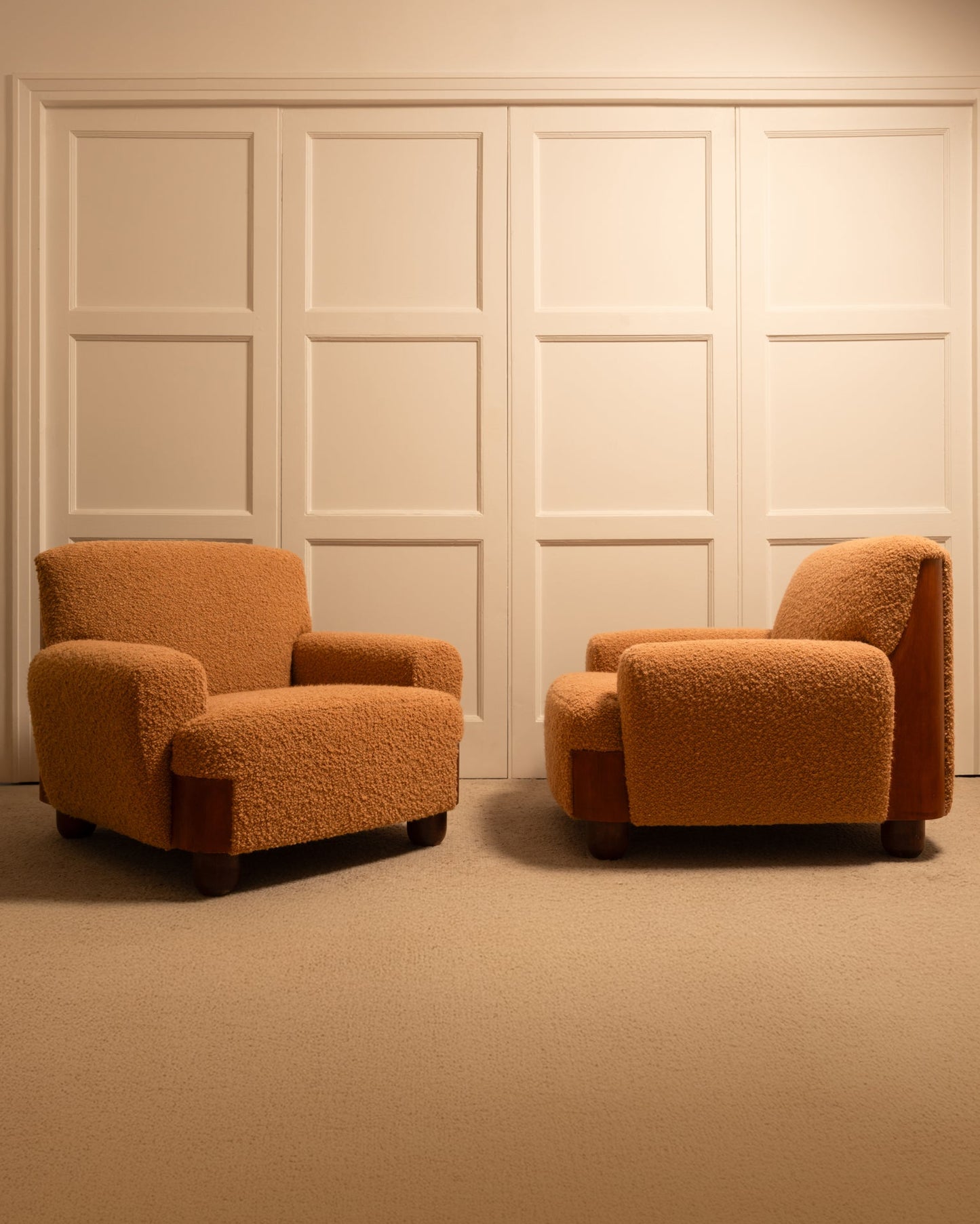 Pair of Italian Armchairs, 1970s Chairs