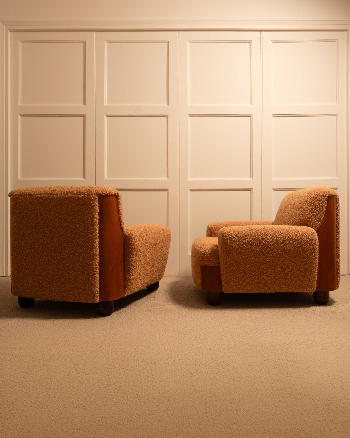 Pair of Italian Armchairs, 1970s Chairs