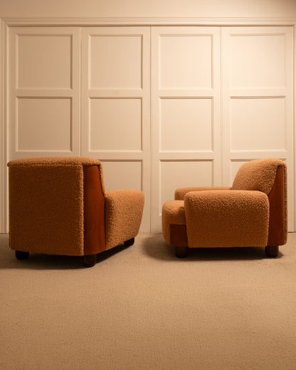 Pair of Italian Armchairs, 1970s Chairs
