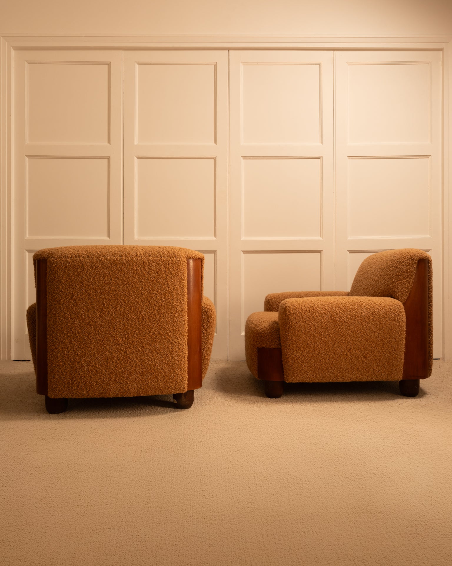 Pair of Italian Armchairs, 1970s Chairs