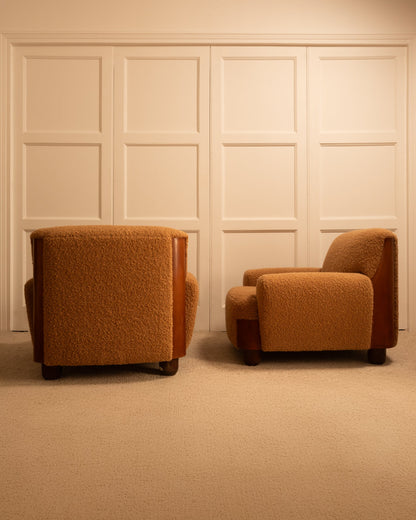 Pair of Italian Armchairs, 1970s Chairs