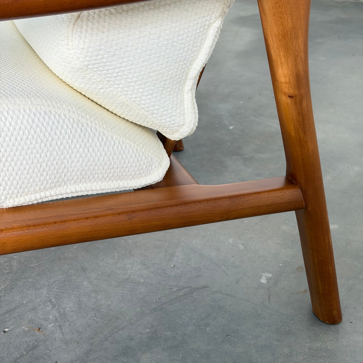 Italian Modernist Ash Wood Outdoor Lounge Set, Fully Restored, Italy, 1970s Sofas