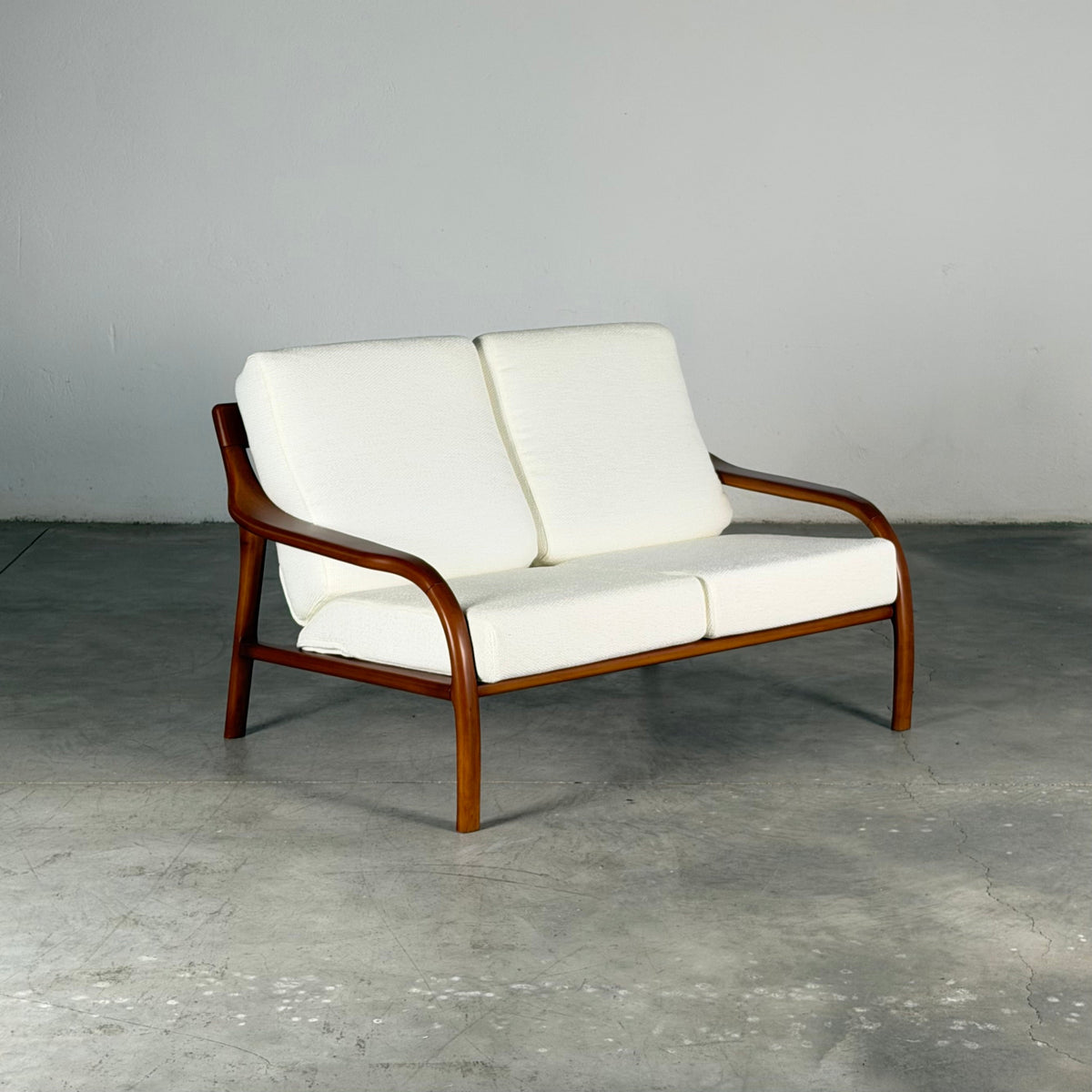 Italian Modernist Ash Wood Outdoor Lounge Set, Fully Restored, Italy, 1970s Sofas