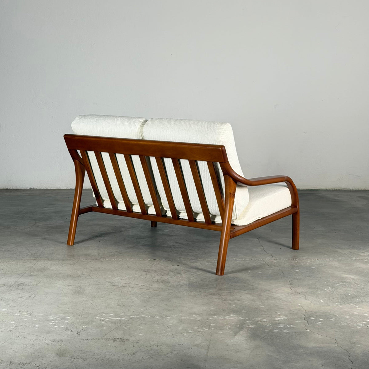Italian Modernist Ash Wood Outdoor Lounge Set, Fully Restored, Italy, 1970s Sofas
