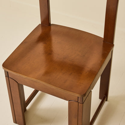 Italian Modernist Dining Chairs, Set of 6, 1970s Dining Chairs