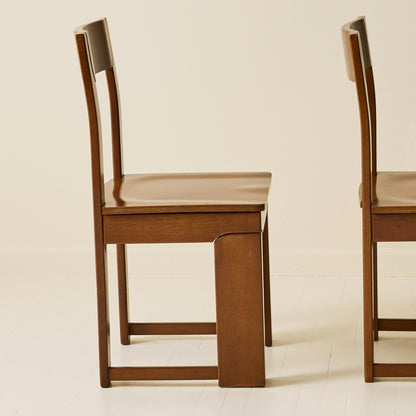 Italian Modernist Dining Chairs, Set of 6, 1970s Dining Chairs