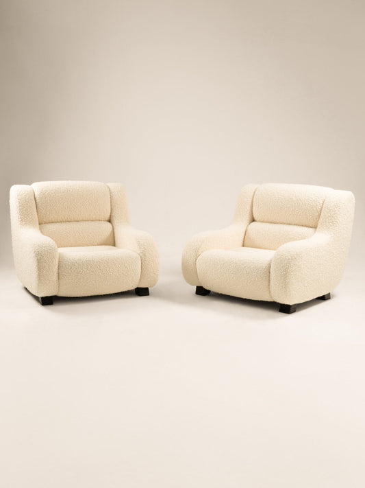 Italian Organic Armchairs, 1970s Chairs