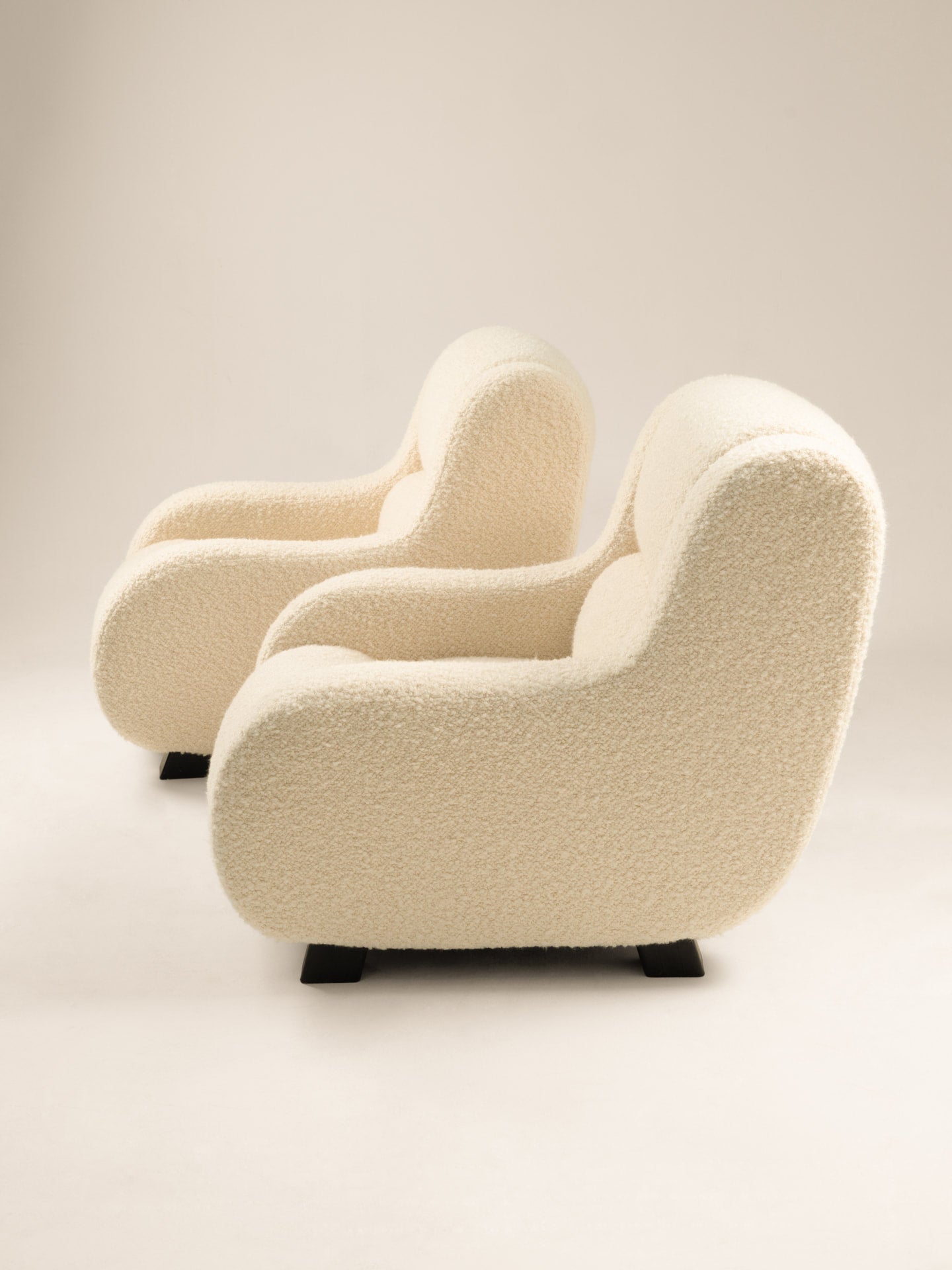 Italian Organic Armchairs, 1970s Chairs