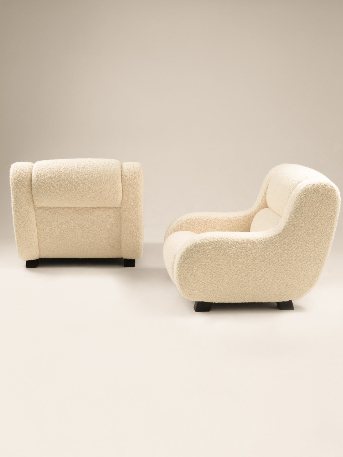 Italian Organic Armchairs, 1970s Chairs