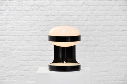 Joe Colombo for Kartell, Italian 1967 KD29 Table Lamp in ABS Plastic and Opaline Acrylic Table Lamps