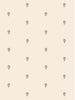 Juliette Blossom Bouquet Grasscloth  Wallpaper in Smoke and Lace