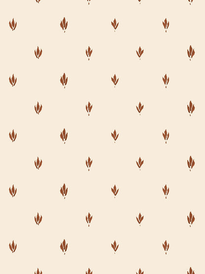 Juliette Fleur Sauvage Grasscloth  Wallpaper in Dusty Blush