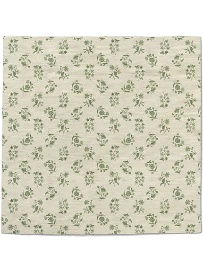 Juliette Floral Cascade Grasscloth  Wallpaper in Gentle Fawn