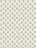Juliette Floral Cascade Grasscloth  Wallpaper in Seashell Hue