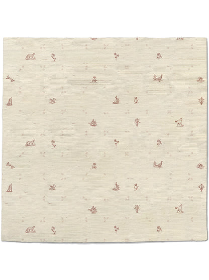 Juliette Hinterbloom Grasscloth  Wallpaper in Misty Taupe